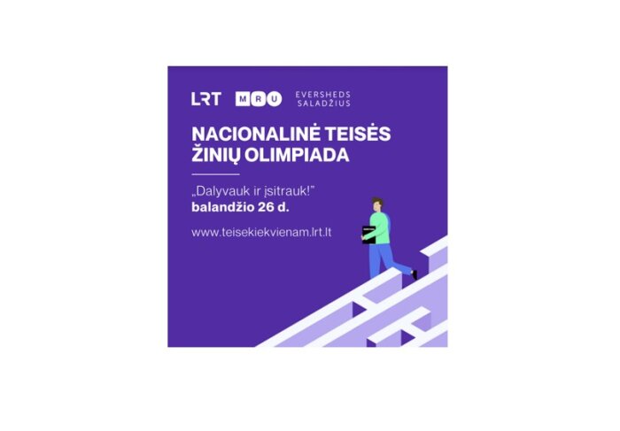 Devintoji Nacionalinė teisės žinių olimpiada skiriama demokratijai ir jaunimo dalyvavimui sprendimų priėmime