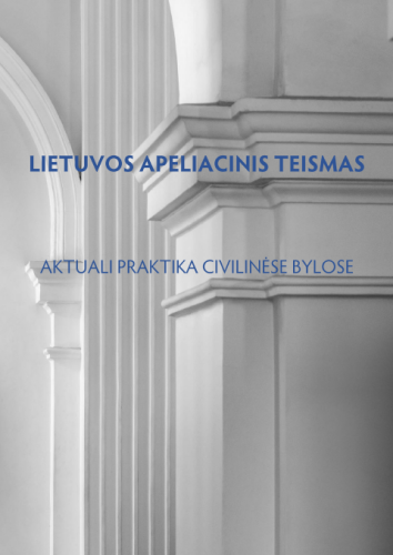 Lietuvos apeliacinio teismo 2024 m. lapkričio–gruodžio mėn. praktikos civilinėse bylose apžvalga