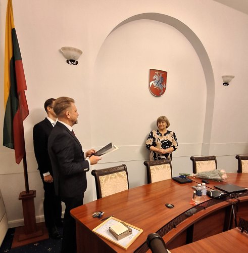 Padėkos žodžiai Lietuvos apeliacinį teismą paliekančiai teisėjai Danguolei Martinavičienei